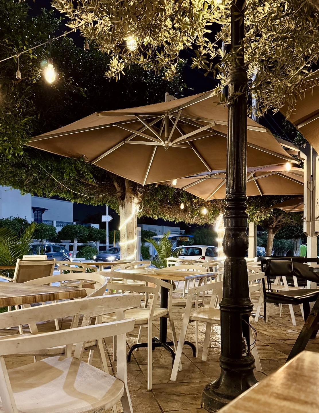 COSTE terrace at night